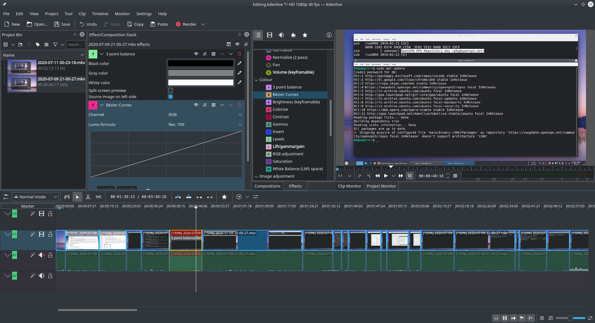 Kdenlive’s maintenance update matters to clubs editing match footage